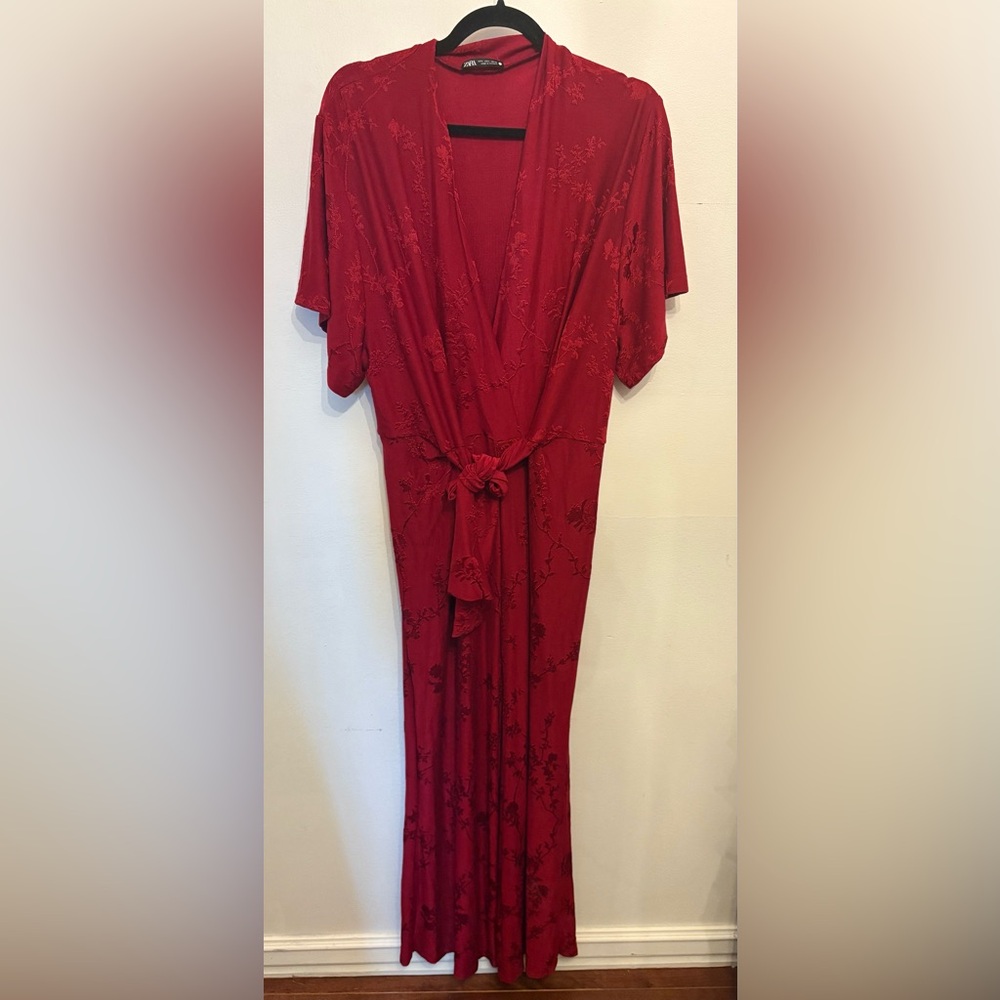 Chic Red Jumpsuit